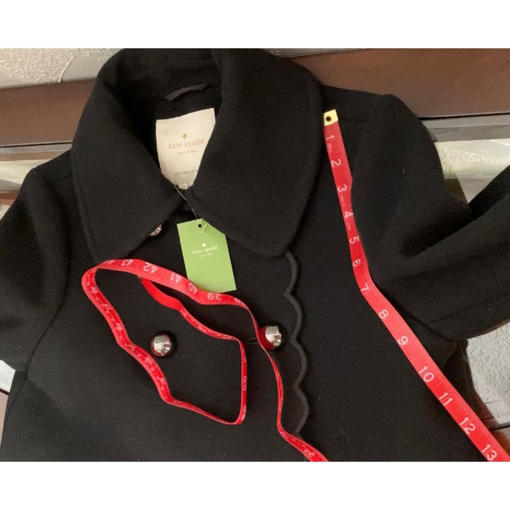 Kate Spade Out West Scallop Wool Peacoat NWT - Picture 11 of 11